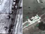 Ukraine’s Air Force claims launch several successful drone strikes obliterating Russian convoys