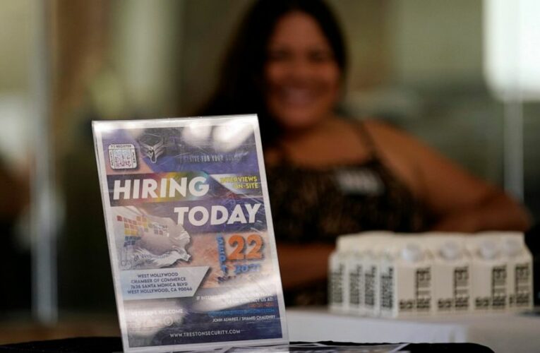 Jobless claims fall for second straight week