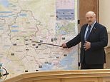 Ukraine war: Belarus dictator stands in front of battle map on live TV