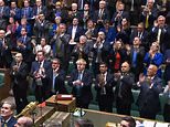 Boris leads standing ovation for Ukraine ambassador at PMQs