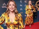 Katherine Ryan looks glamorous in gold as she leads red carpet glitz at National Comedy Awards 2022