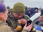 Russian soldier ‘breaks down in tears as he surrenders’ 