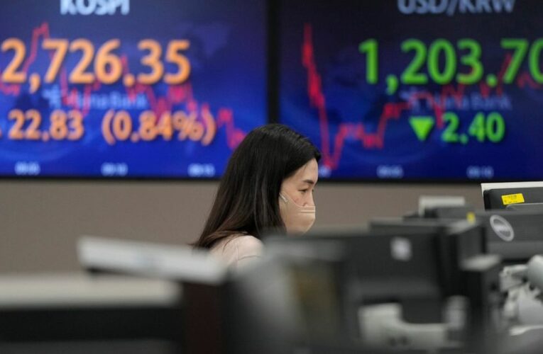 Stocks fall, oil prices ebb amid Russia’s war in Ukraine