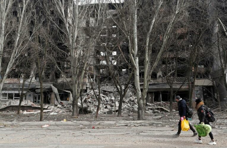 People fleeing the besieged city of Mariupol and Russian-held Melitopol are on buses headed to a Ukrainian-held city, officials say