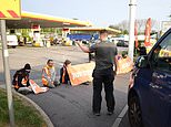 Eco-anarchists SABOTAGE petrol station on M25