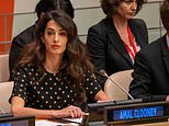 Amal Clooney slams Putin’s war crimes after Russia’s ‘aggressive and outrageous’ invasion