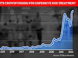 Number of Britons launching GoFundMe’s has risen 20-fold in past five years, data shows