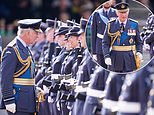 Prince Charles attends a parade for officers who couldn’t get a graduation party because of Covid-19