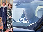 Prince Andrew seen driving in Windsor after ‘private christening’ for Princess Beatrice’s daughter