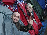 Royal fanatics camp out to get prime spot on Mall for Queen’s Platinum Jubilee