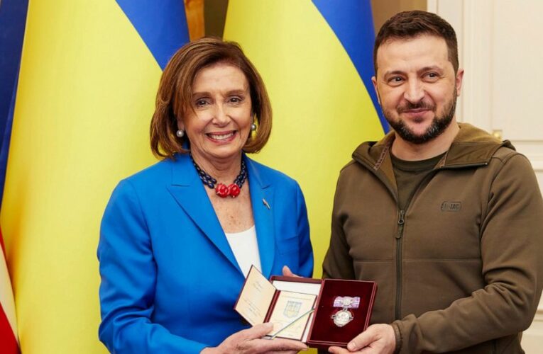 Pelosi leads delegation to Kyiv and Poland; vows US support