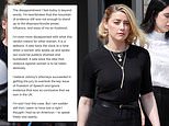 Amber Heard claims Depp verdict is a ‘setback for women’ and says freedom of speech ‘has been lost’