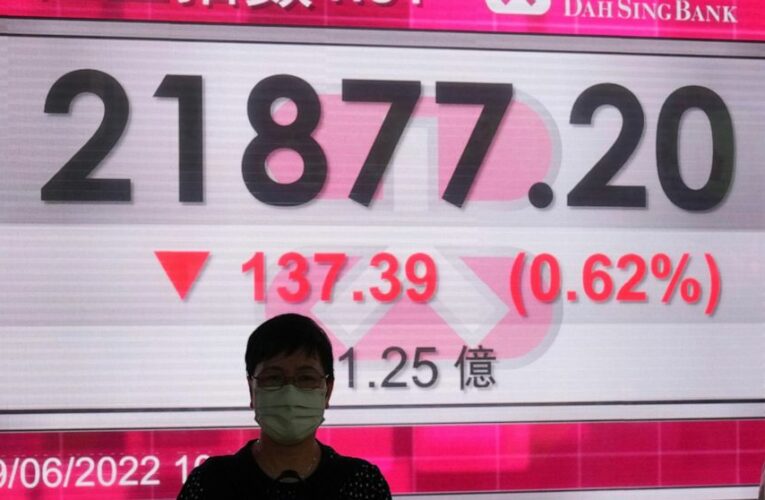 Global shares fall amid worries about inflation, oil prices