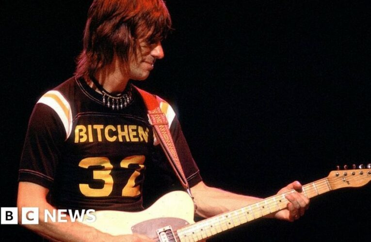 Jeff Beck: British guitar legend dies aged 78