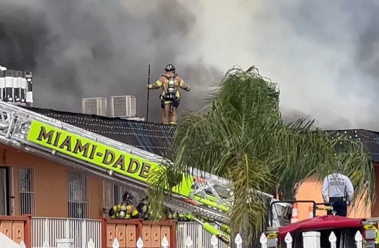 ‘I Lost Everything’:200 People Displaced After Massive Fire Engulfs Miami Gardens Apartments