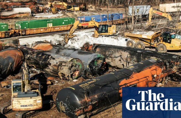 Levels of carcinogenic chemical near Ohio derailment site far above safe limit