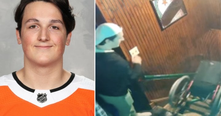 Carson Briere booted from NCAA hockey team after charges laid in wheelchair incident