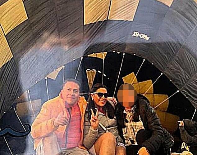 Husband, 50, and wife, 38, perish in hot air balloon fire over Mexico City ruins – and their daughter is hospitalized after she jumped from the burning basket